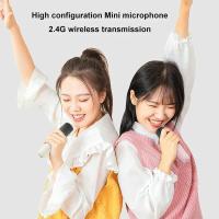 Micrófono Dual inalámbrico para Karaoke, Altavoz Bluetooth con luces de colores RGB, HIFI envolvente, Subwoofer para fiesta, regalo de Navidad para niños - details 15