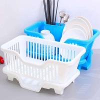 Organizador de Cocina Estante de Secado de Platos con Tabla de Drenaje - details 2