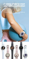 Forcast-reloj inteligente deportivo para mujer, dispositivo con notificación de mensajes y sueño, recordatorio de sedentarismo, para Android e IOS - details 5