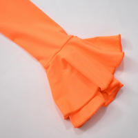 M23DS735 Vestido superior de color sólido plisado de cintura alta ajustado nuevo a la moda para mujer - details 63