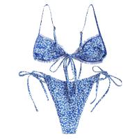 Bikini Bandeau para mujer, traje de baño brasileño, ropa de playa Sexy, traje de baño Push-Up, trajes de baño, pantalones cortos y conjunto de Top corto para adolescentes - details 7