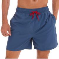 Pantalones cortos de playa de secado rápido para hombre, lona impermeable, transpirable, de alta elasticidad, estilo informal de cintura media - details 9