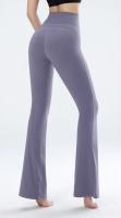 Leggings de mujer pantalones de yoga delgados pantalón de cintura alta de pierna ancha pantalón de campana deportivo transpirable de secado rápido - details 9