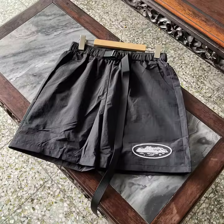 Logotipo Impreso Pantalones Cortos Tendencia Hip Hop Casual Pantalones De Cinco Puntos Hombres Y Mujeres - 1