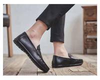 2024 zapatos de hombre informales transpirables formales con diseño de piel de cocodrilo hechos a mano de alta calidad - details 4