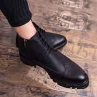 Nueva Idea de producto 2025, botas de trabajo de cuero genuino Chelsea con tobillo bonito de calidad Original, zapatos para hombre - details 2