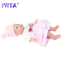 Muñeca de Bebé Renacida de Silicona 100% Realista IVITA 6.49 pulgadas, 123g - details 20