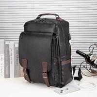 Mochila escolar para hombre, boquilla de negocios de moda, bolsa grande para ordenador portátil con carga USB - details 2