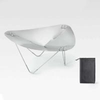 Camping Firepit Rack Portable Stainless Steel Bonfires Fireplaces Fire Pit