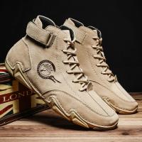 Zapatillas de deporte para hombre, botas cortas de felpa para deportes de senderismo al aire libre, zapatos informales de fondo suave para hombre, zapatos cómodos de marca originales - details 20