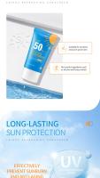 LAIKOU crema de protección solar refrescante Protector solar Facial Spf50 Gel loción de aislamiento crema blanqueadora cremas hidratantes faciales - details 3