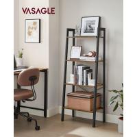 Estantería de 5 Niveles, Librería Industrial, Fácil de Montar, para Salón, Dormitorio, Cocina, Marrón Rústico y Negro LLS45X - details 25