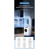 Enfriador de aire USB portátil, ventilador eléctrico sin aspas, temporizador silencioso de 6 velocidades, ventilador de refrigeración, humidificador, ventilador de aire acondicionado - details 1