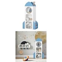 Juego de Mesa de Niños 2 Taburetes y Soporte para Papel de Piedra Verde Muebles de Organización - details 21