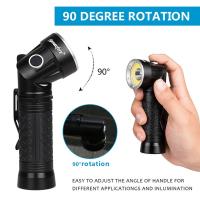 Linterna Profesional Giratoria de 90 Grados T6 COB Lámpara LED Potente para Antorchas - details 4