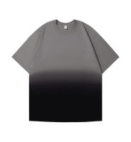 Gradual holgado cuello redondo camiseta marca de moda camiseta de manga corta de verano - details 4