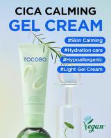 TOCOBO Cica Calming Cream Crema hidratante calmante vegana coreana con cica, ácido hialurónico y árbol de té: ligera y no pegajosa - details 1