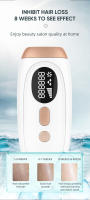 Depiladora IPL para hombres y mujeres, recortadora de Bikini, removedor de vello láser portátil permanente, indolora, utilizada en el hogar y los viajes, 999900 Flashes - details 6
