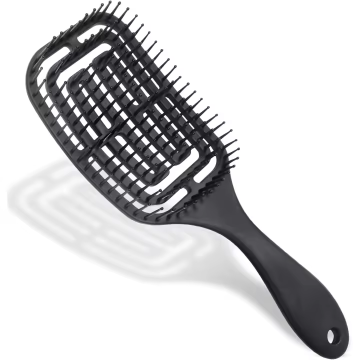 Cepillo de Pelo Profesional, Cepillo para Desenredar el Cabello, Cepillo para el Cabello Curvo y Ventilado - 1