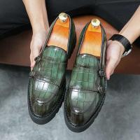 Producto más vendido 2024 Zapatos casuales de cuero genuino para hombres de lujo Estilo italiano de fiesta o oficina - details 5