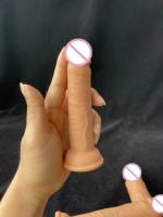 Empaque privado, consolador realista Sexy, pene de silicona suave con ventosa, tapón Anal vaginal para adultos, Juguetes sexuales para masturbadores femeninos - details 11