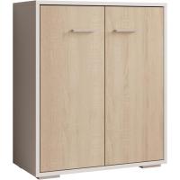 Mueble aparador Lander para salón moderno, blanco mate, 60x71x30 cm - details 5