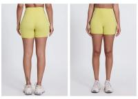 SHINBENE-pantalones cortos de cintura alta para Yoga, Shorts sexys ajustados para entrenamiento de gimnasio, 4" - details 9