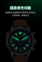 Nuevo Reloj multifuncional con calendario luminoso resistente al agua con correa de cuero para hombre - details 4