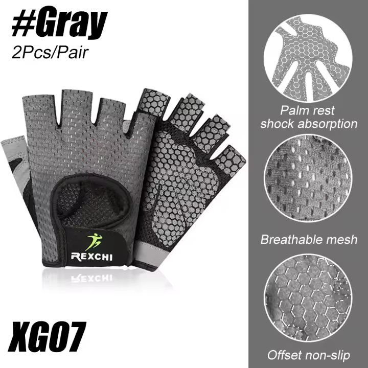 Guantes de Entrenamiento para Hombres y Mujeres Made en China Ideal para Levantamiento de Pesas, Ciclismo, Gimnasio, Entrenamiento, Bicicleta - 1