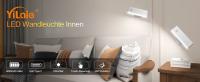 Lámpara de pared Led Yilaie, Control táctil, giratoria, recarga USB, luz nocturna portátil inalámbrica para mesita de noche, lámpara de lectura regulable, 1 paquete - details 0