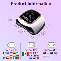 Lámpara LED UV V3 para secado profesional, equipo de secado para esmalte de uñas de Gel, para el hogar y salón - details 7