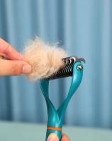 Cortador de Nudos de Pelo de Mascotas Cepillo de Desenredar de Doble Cara para Perros y Gatos - details 3