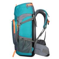 Mochila de 65L, mochila de senderismo resistente al agua con cubierta para la lluvia, mochila de viaje para deportes al aire libre para acampar, escalar y montañismo - details 2
