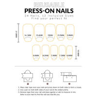 Uñas postizas con diseño degradado rosa, cómodas y que nunca se parten, cómodas, a juego con el vestido de chica caliente - details 3