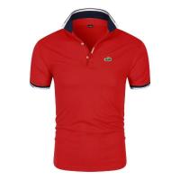 Camiseta de manga corta para hombre, camiseta de verano de media manga, camisa POLO con solapa bordada, camiseta informal - details 1