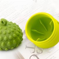 Juguetes interactivos para perros, bolas para masticar, dispensador de alimentos de silicona, Bola dispensadora de golosinas, Limpieza de dientes duradera, juguetes para la dentición del cachorro - details 3