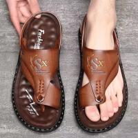 Zapatos de playa para hombre, verano 2025, con suela blanda, color liso, antideslizantes, a la moda, combinables y transpirables. - details 0
