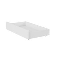 Cuna 90x190 con 2 cajones, cama individual de madera maciza con somier de láminas, blanco - details 8