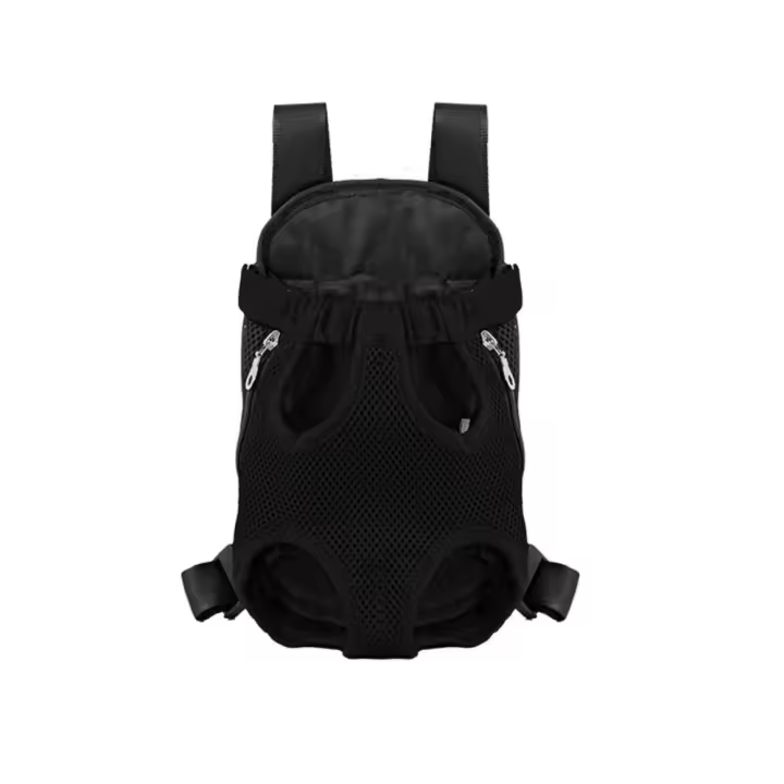 Mochila Transportadora Portátil para Perros y Mascotas Transpirable, Hombros Dobles, Bolsa Frontal de Malla para Perros y Gatos al Aire Libre - 1