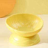 Cuenco ajustable para gatos, boca inclinada, antivuelco, cuenco de alimentación para comida de perros, gran capacidad, antideslizante, base alta para mascotas, contenedor de agua - details 15
