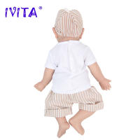 Muñeca de Bebé Renacida de Silicona 100% Completa IVITA WB1526 Muñeca de Niño Realista sin Pintar - details 23