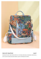 Mochila Informal Antirrobo para Mujer Bolso de Hombro de Nylon Impermeable - details 9