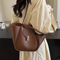 Bolso de mano elegante de color marrón para mujer con cierre magnético: gran capacidad, correas de hombro duraderas, perfecto para el trabajo, desplazamientos y uso diario, bolso de mano versátil |   Bolso de hombro elegante |   Bolsa de cierre seguro - details 4