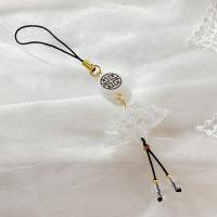 Colgante de teléfono de estilo chino, trébol de cuatro hojas, cadena Retro para teléfono móvil, cordón con cuentas, correa para teléfono móvil, decoración para teléfono - details 6