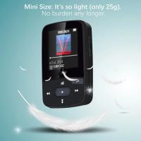 Reproductor de Música Bluetooth Deportivo RUIZU X50 X52 8gb con Soporte de Pantalla FM Grabadora de Registro E-Book Reloj Pedímetro - details 15