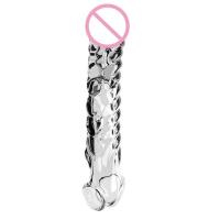 Leten Anillo de manga vibratoria Juguete sexual Cubierta extensora para parejas Eyaculación prolongada Productos eróticos para hombres adultos 18+ - details 10