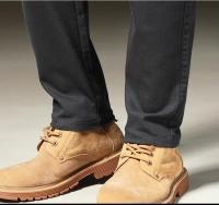 Ropa de marca, pantalones informales cálidos de lana para invierno, pantalones Cargo aterciopelados ajustados de trabajo de sarga marrón y gris con cintura elástica de algodón para hombre - details 19