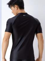 Camiseta de manga corta transpirable para hombres, protección solar de secado rápido para surf, buceo y snorkel - details 2