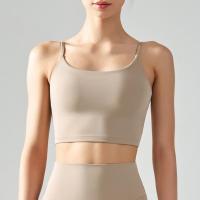 Top Deportivo de Yoga para Mujeres Algodón Transpirable Mejora de Figura con Almohadilla - details 1