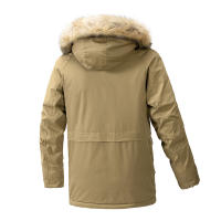 Chaqueta gruesa de lana para hombre, abrigo a prueba de viento con Cuello de piel y capucha, Parka informal de marca clásica, a la moda, novedad de invierno, 2024 - details 6